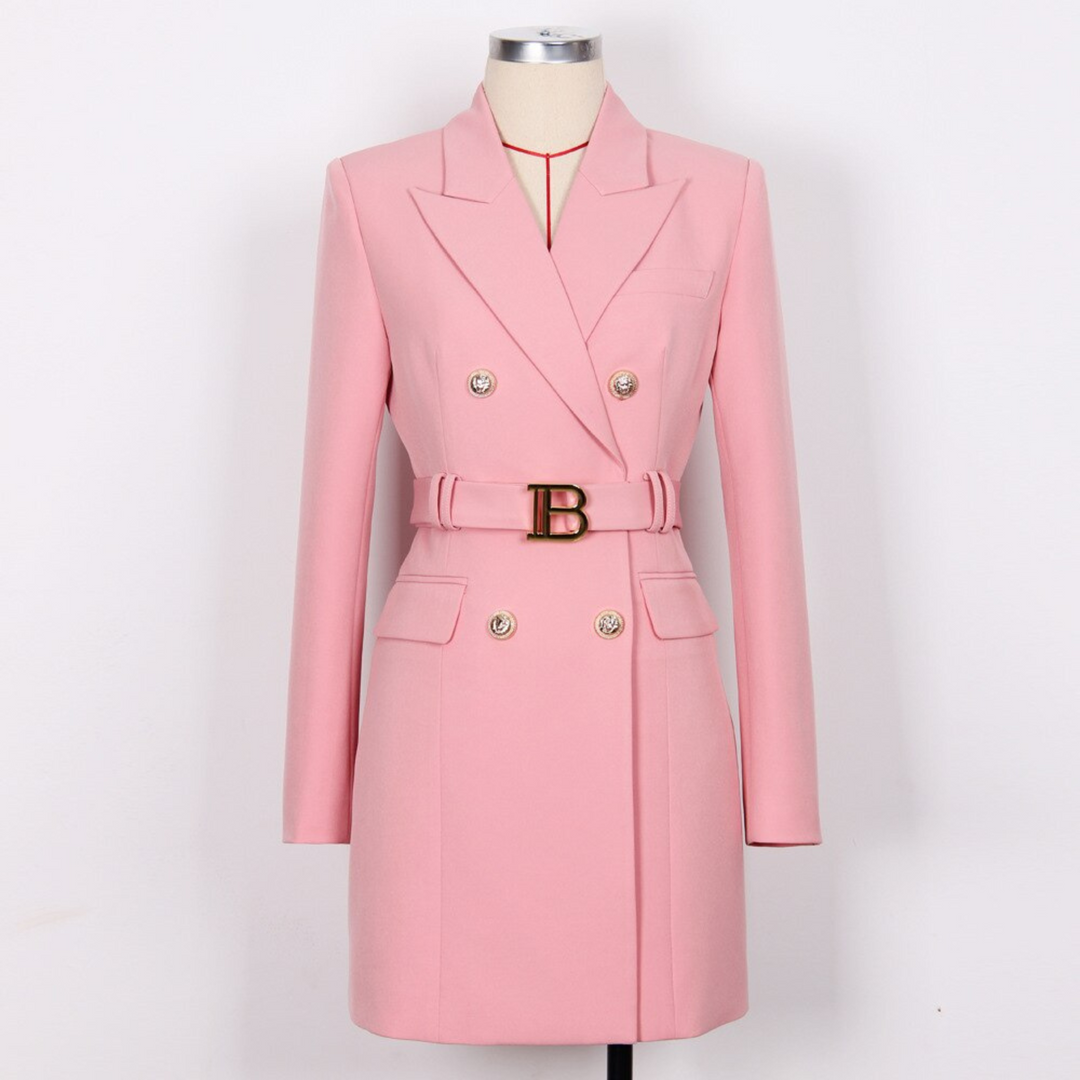 Kurzes Damen Blazer-Kleid 'Celeste' mit tailliertem Schnitt, ideal für Büro, Events & Partys.