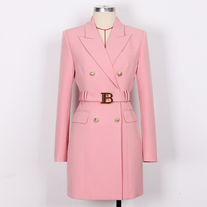 Kurzes Damen Blazer-Kleid 'Celeste' mit tailliertem Schnitt, ideal für Büro, Events & Partys.