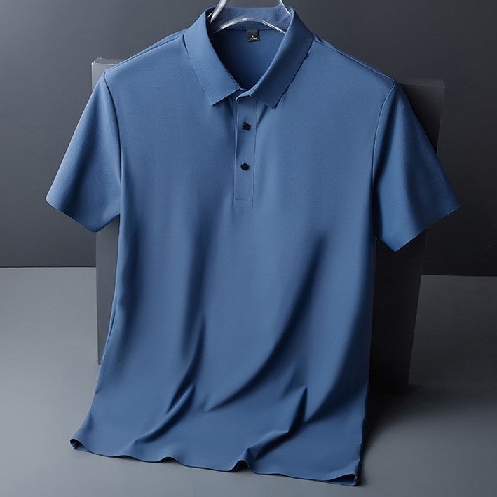 Stilvolles Herren Premium Polohemd, atmungsaktiv & elegant, ideal für Freizeit & Business Casual Looks.