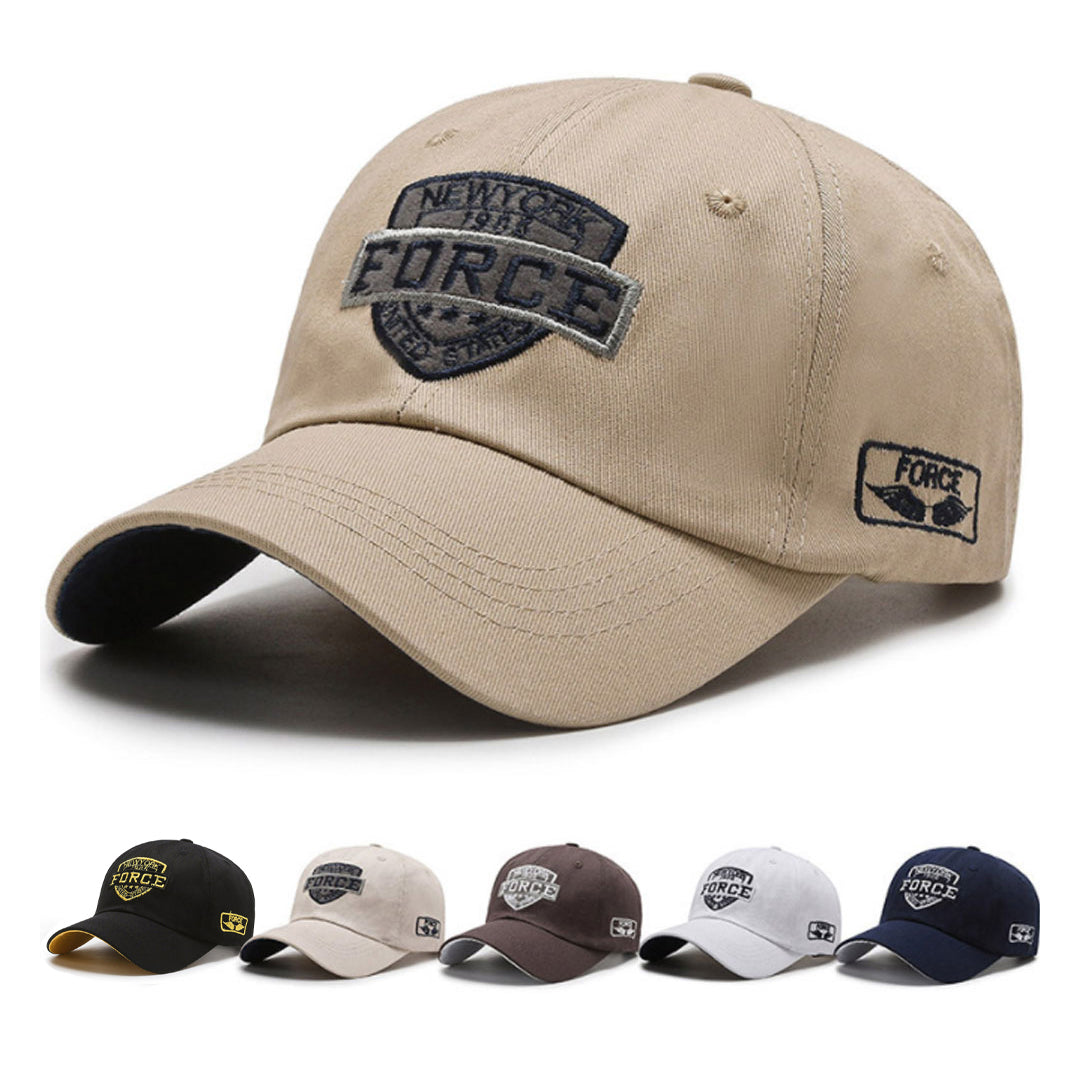 Stylische Herren Baseball Cap aus Baumwolle, verstellbar, perfekt für Sport und Freizeit.