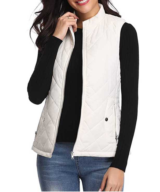 Elegante Damenweste Lara, leicht gefüttert, ideal für den Schichtlook im Frühling & Herbst.