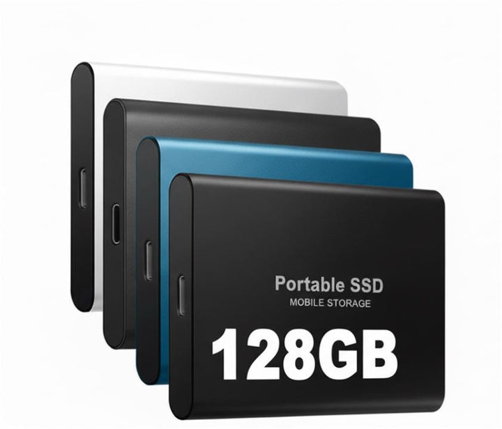 Professionelle 128GB externe SSD für schnelle Datenspeicherung. M.2 Type-C und USB 3.1 Kompatibilität.