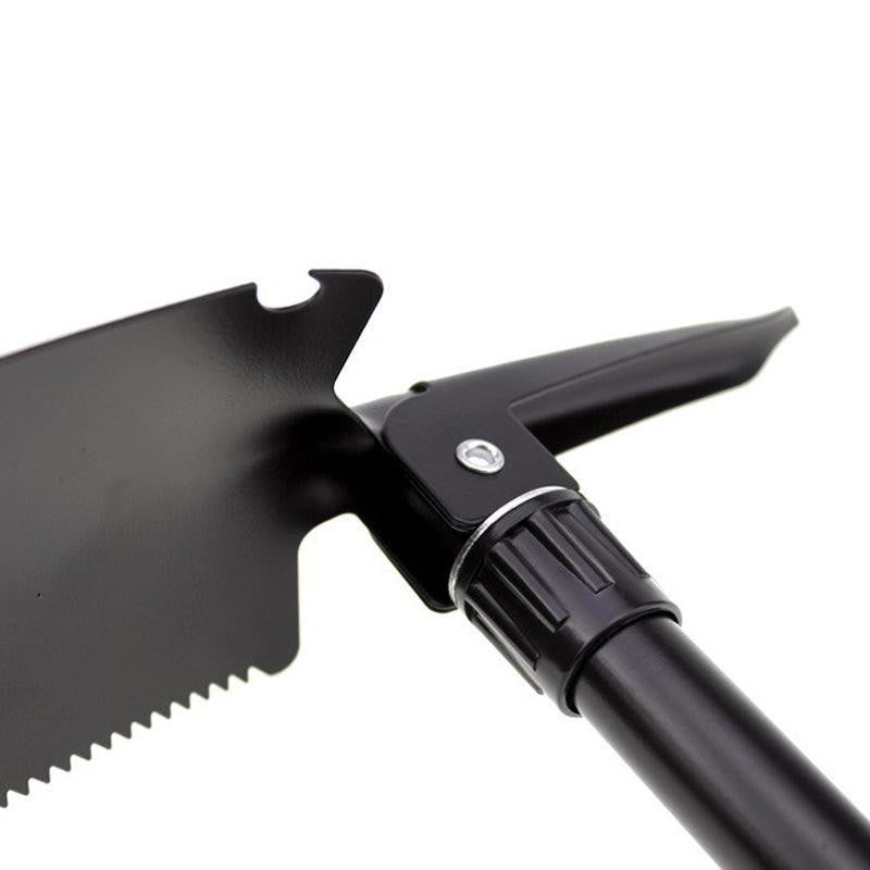 Robuster Militär-Klappspaten, ideal für Survival, Camping & Garten. Taktisches Outdoor-Multifunktionswerkzeug.