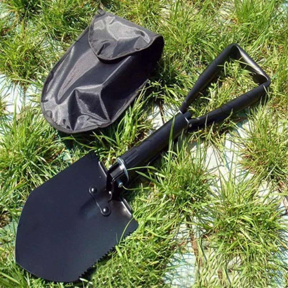 Klappspaten für Outdoor-Abenteuer, Camping & Survival. Taktisches Faltwerkzeug, unverzichtbar für Bushcraft.