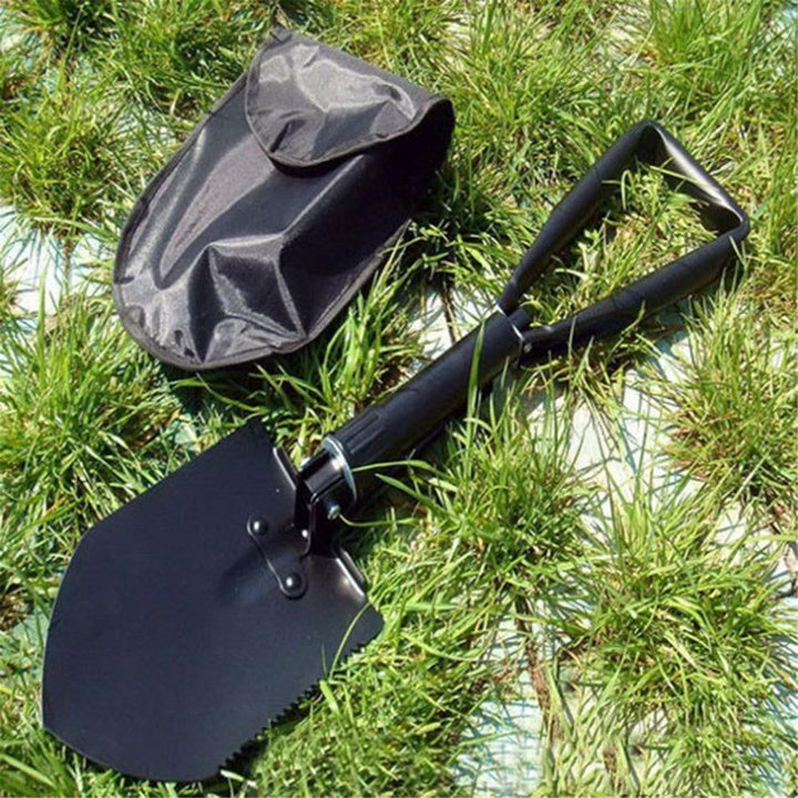 Klappspaten für Outdoor-Abenteuer, Camping & Survival. Taktisches Faltwerkzeug, unverzichtbar für Bushcraft.