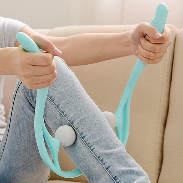 Tragbares Massagetool zur effektiven Muskelentspannung und Linderung von Muskelkater.