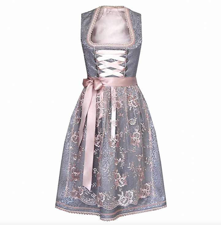 Oktoberfest Dirndl Tracht: Festliches Damen Trachtenkleid Set, perfekt für das Oktoberfest und traditionelle Feiern.