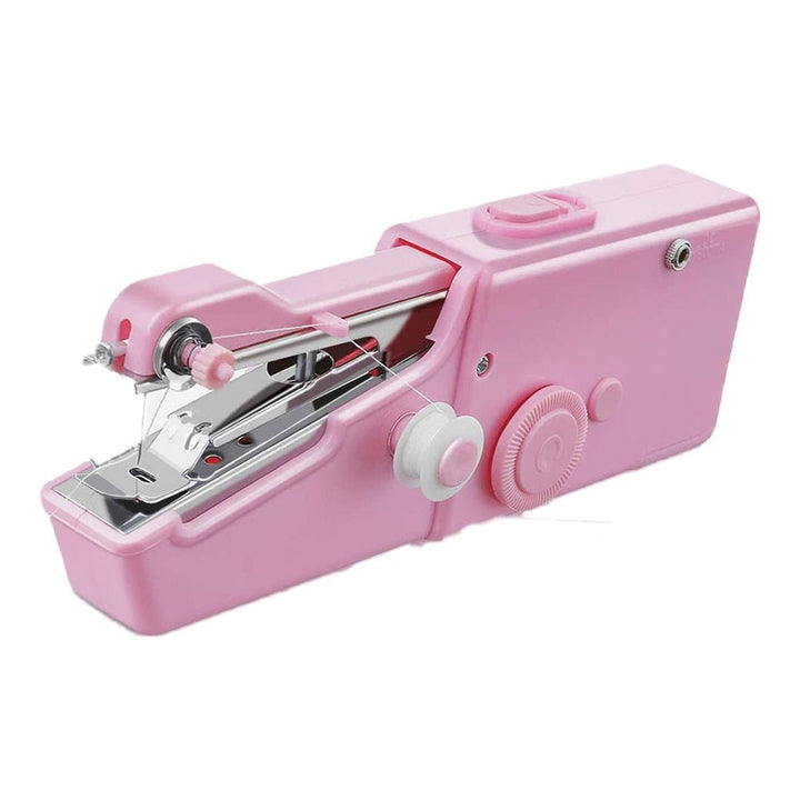 Handliche Mini-Nähmaschine für schnelle Stoffreparaturen, DIY-Projekte & Näharbeiten. Robust & tragbar.