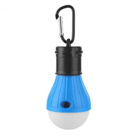 Tragbare Outdoor LED-Zeltlampe mit Karabinerhaken, ideal für Camping, Wandern, Angeln & Notfälle.