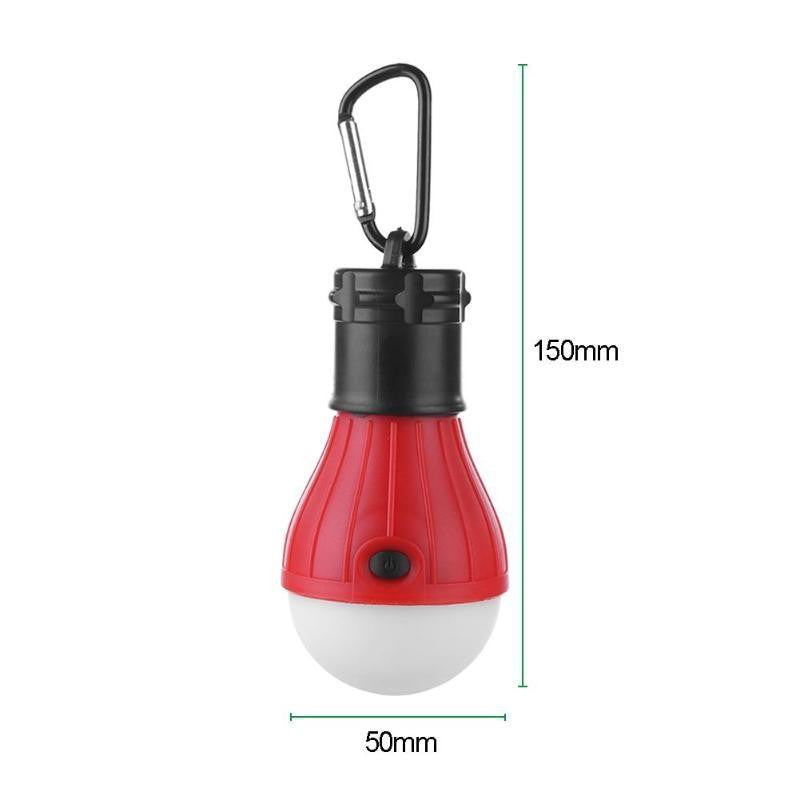 Helle LED-Zeltlampe mit Karabiner für optimale Outdoor-Beleuchtung, ideal beim Camping, Wandern oder Angeln.