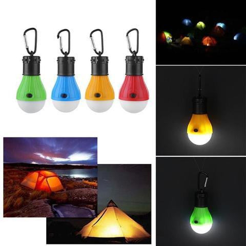 Multifunktionales Karabinerlicht: LED-Lampe für Zelt, Rucksack oder als SOS-Licht im gesamten Outdoor-Bereich.