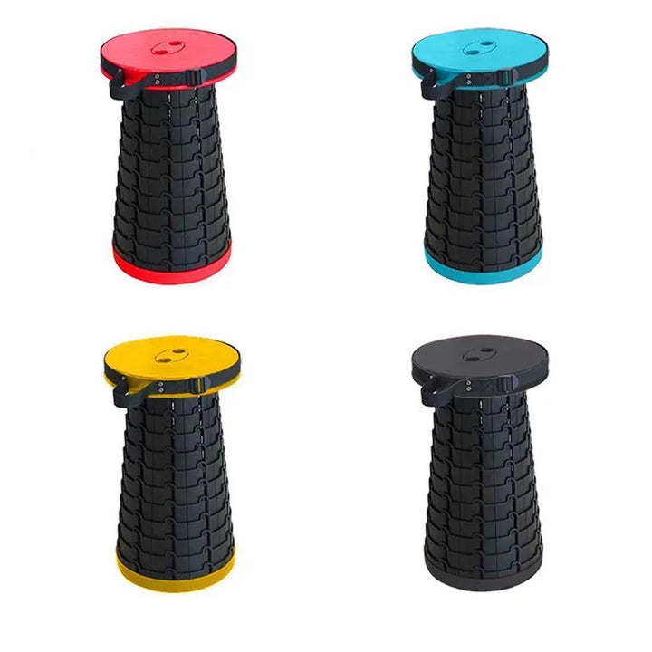 Tragbarer Klapphocker für Outdoor & Reisen. Leicht, kompakt, ideal als Campinghocker oder Falthocker für Angeln.