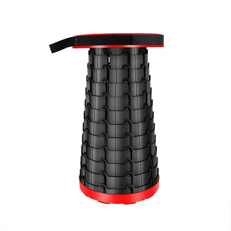 Praktischer Klapphocker für unterwegs. Optimal als Campinghocker, Angelhocker oder Gartensitz.