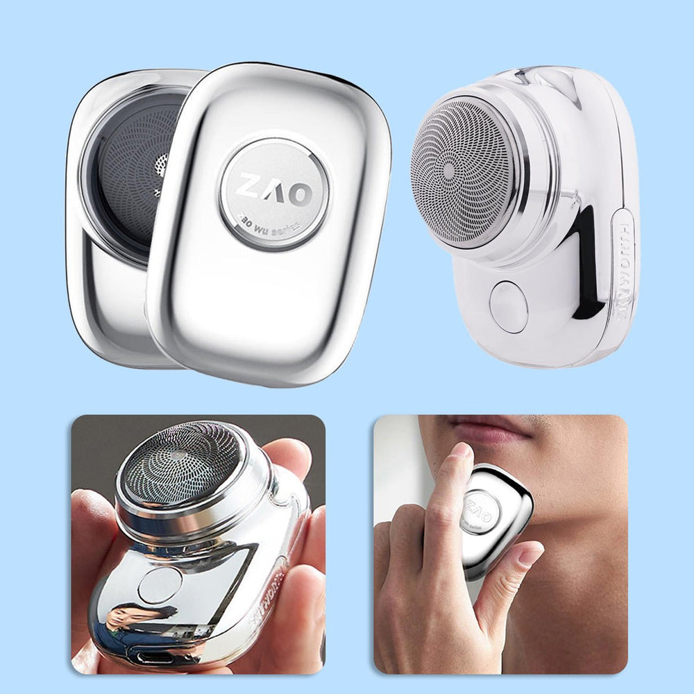 Wasserdichter USB-Minirasierer für Männer, sorgt für glatte Haut und ist schnell ladbar für Reisen.