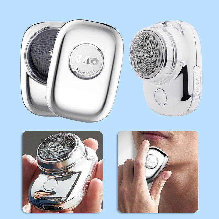 Wasserdichter USB-Minirasierer für Männer, sorgt für glatte Haut und ist schnell ladbar für Reisen.