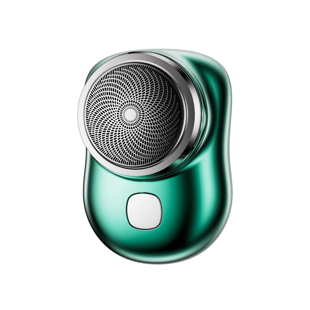 Handlicher USB-Rasierer für Männer, wasserdicht & kompakt, ideal für eine effektive Rasur unterwegs.