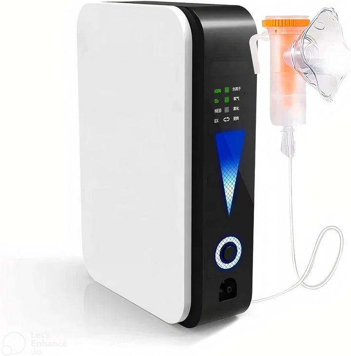 Tragbarer Sauerstoffkonzentrator OxyLife für mobile Atemhilfe, ideal für Reisen & unterwegs.