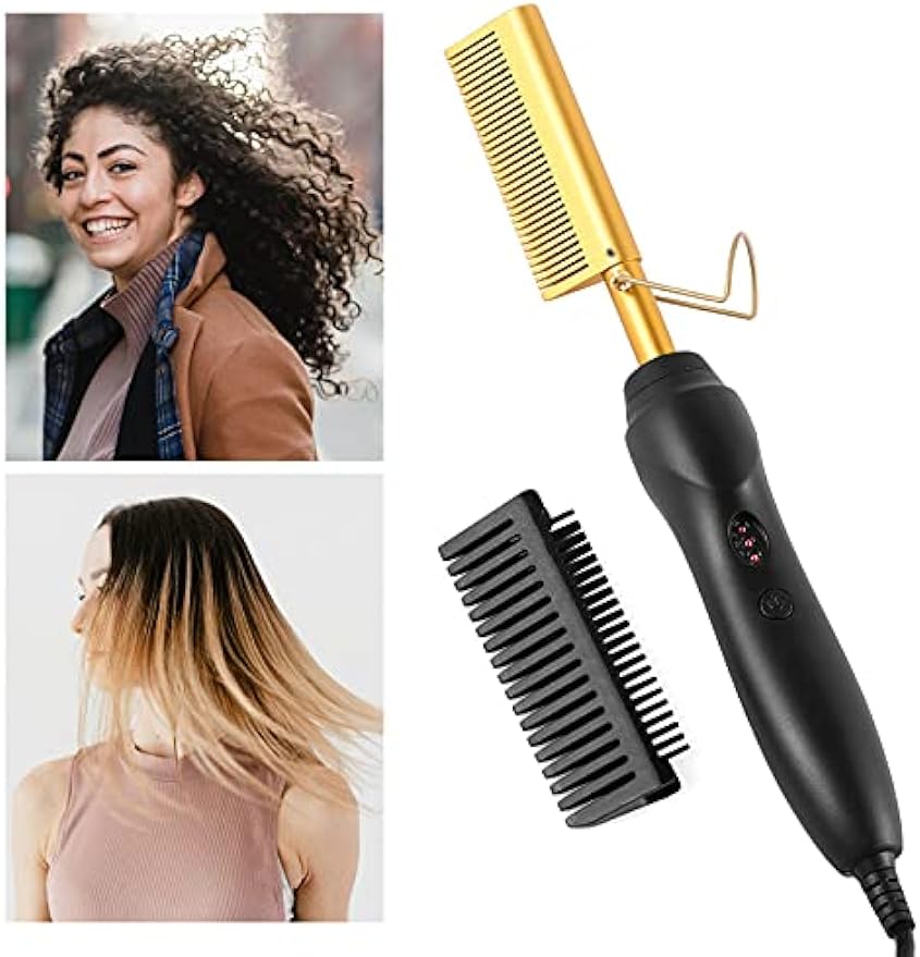Kompakter Reise-Heizkamm für Bart & Haar. Schützende, schnelle Pflege und Glättung für Damen- & Herrenstyling unterwegs.