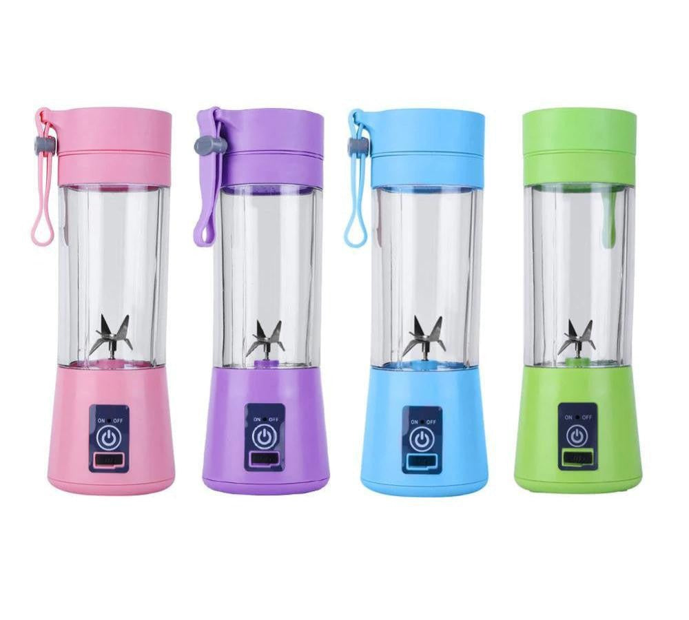 Kompakter Mini-Mixer zum Zubereiten gesunder Proteinshakes. Wiederaufladbar via USB, BPA-frei.