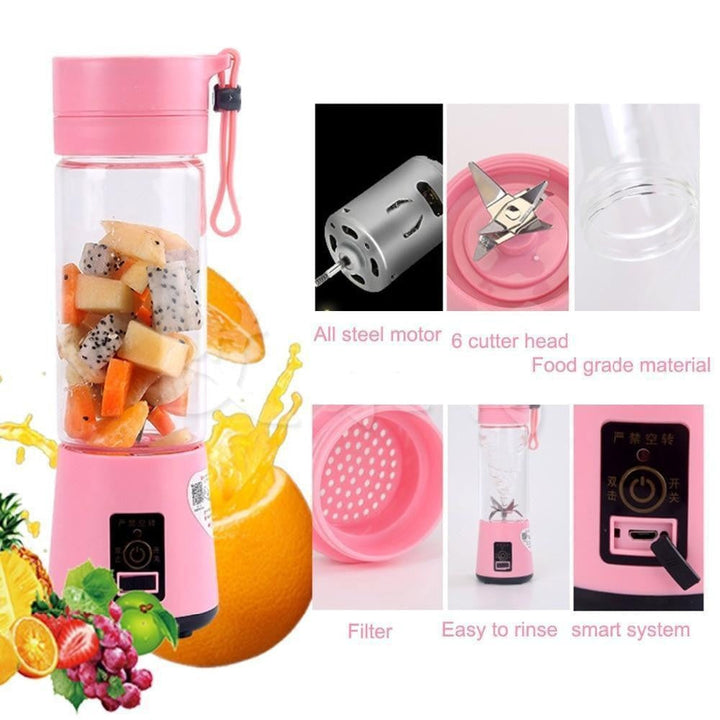 Leistungsstarker Smoothie-Maker mit USB-Anschluss für gesunde Ernährung. Ihr idealer Reise-Mixer.