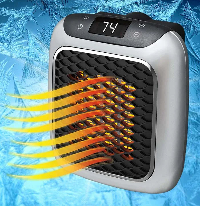 Kompaktes tragbares Heizgerät, ideal als Mini Heizlüfter für effiziente Raumheizung und Winter Komfort.