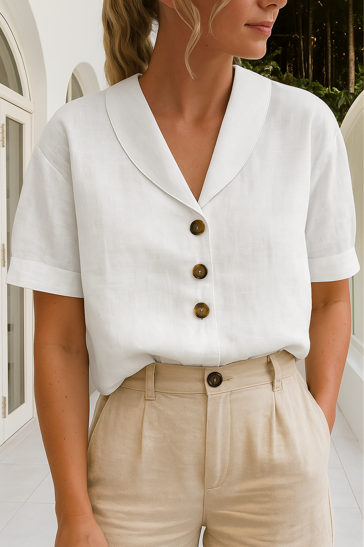 Trendiges Damen T-Shirt in Unifarbe für mühelosen Stil. Perfekt für Frühling & Sommer.