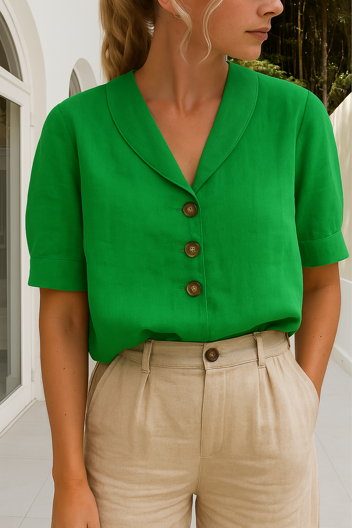 Bequemes Damen Kurzarmshirt, ideal als Casual Oberteil für Freizeit und Alltag.