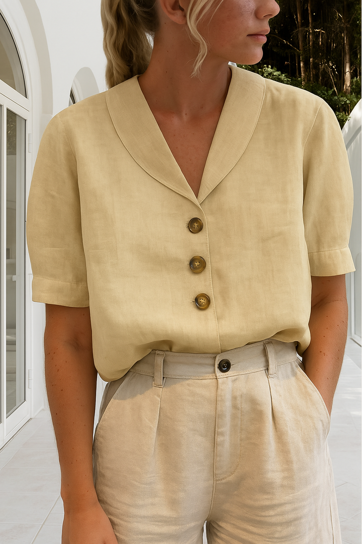 Stylisches Damen T-Shirt, ideal als Sommer Shirt und Casual Oberteil für die Freizeit.
