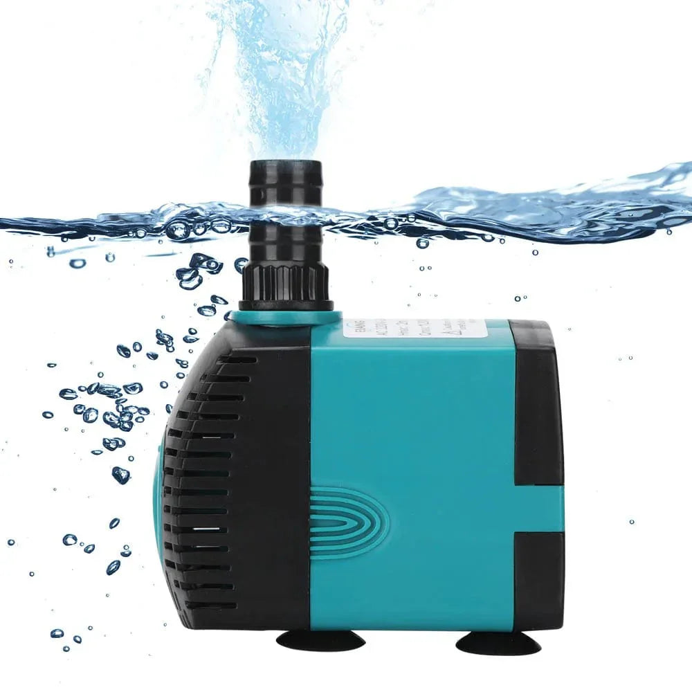 Leise Aquariumpumpe 3W/6W/25W mit Filterfunktion, ideal für Süß- & Salzwassertanks.