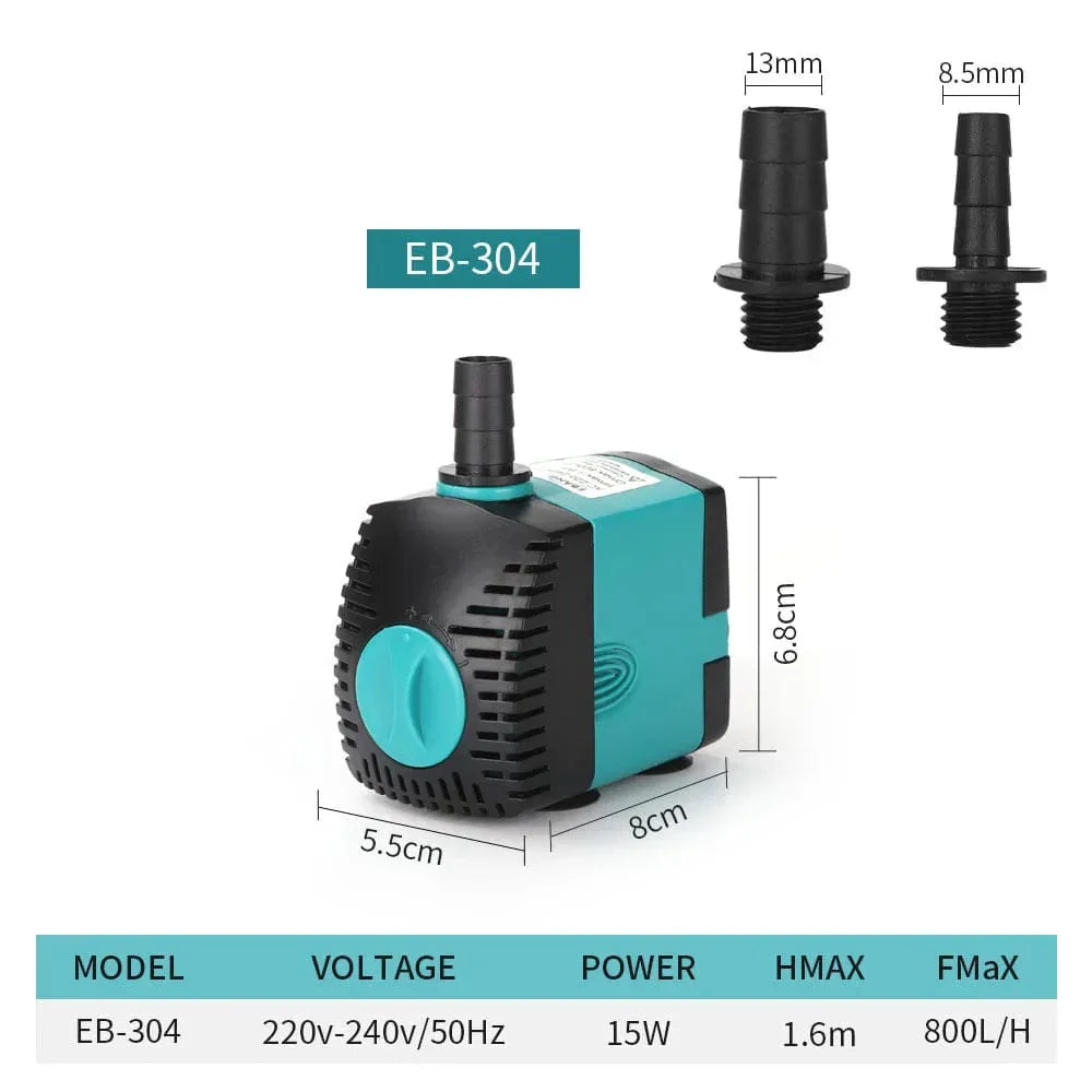 Unterwasser Teichpumpe 25W mit Filter, schafft optimale Bedingungen für Fischteiche.