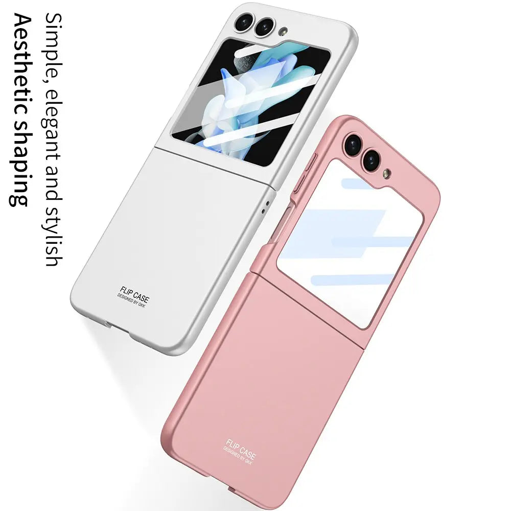 Farbiges Galaxy Z Flip 5 Case, ultradünn und mattiert, für optimalen, fingerabdruckresistenten Schutz.