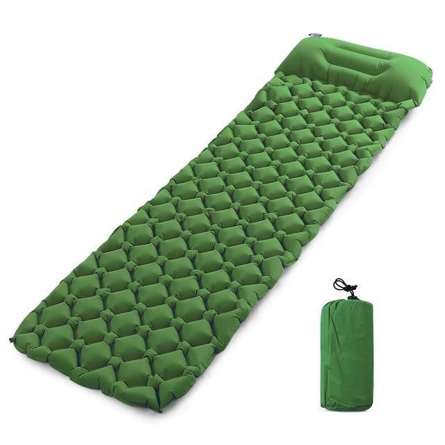Ultraleichte aufblasbare Schlafmatte für Outdoor-Camping, Wandern & Trekking-Komfort.
