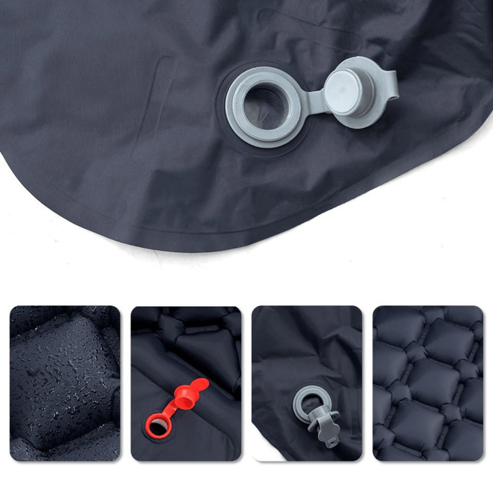 Strapazierfähige, wasserdichte Isomatte für Camping, ultraleicht & komfortabel mit integrierter Pumpe.