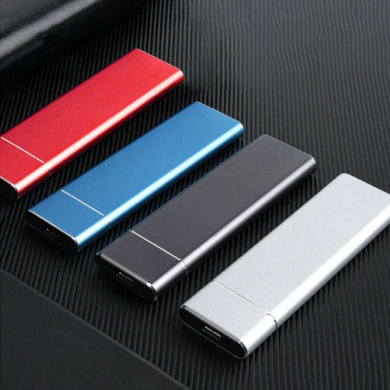 Professionelle externe Festplatte (SSD) mit ultraschnellem USB-C. Zuverlässige Speichererweiterung für Büro und mobil.