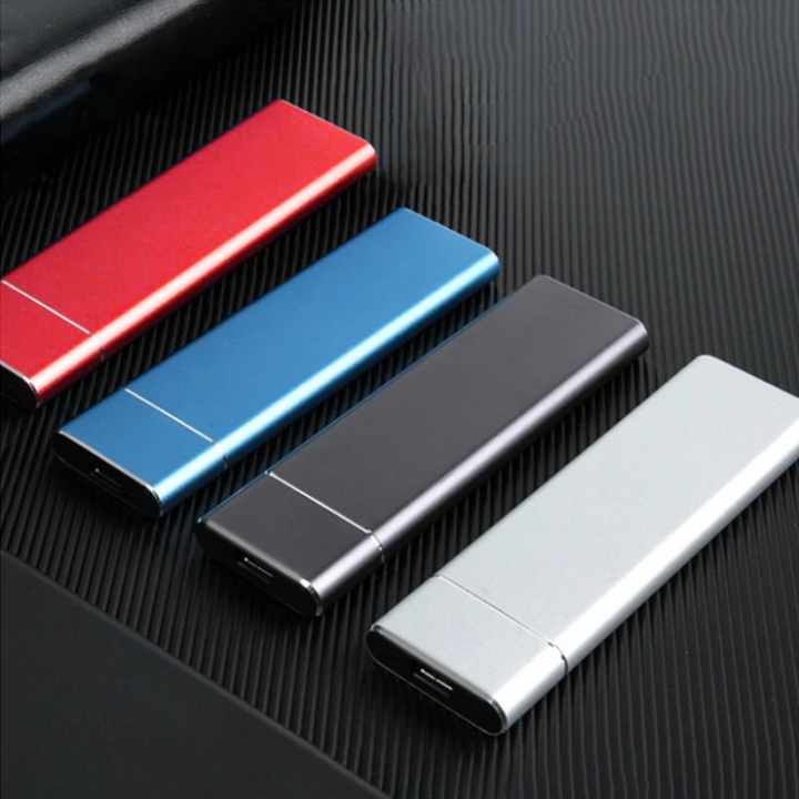 Professionelle externe Festplatte (SSD) mit ultraschnellem USB-C. Zuverlässige Speichererweiterung für Büro und mobil.