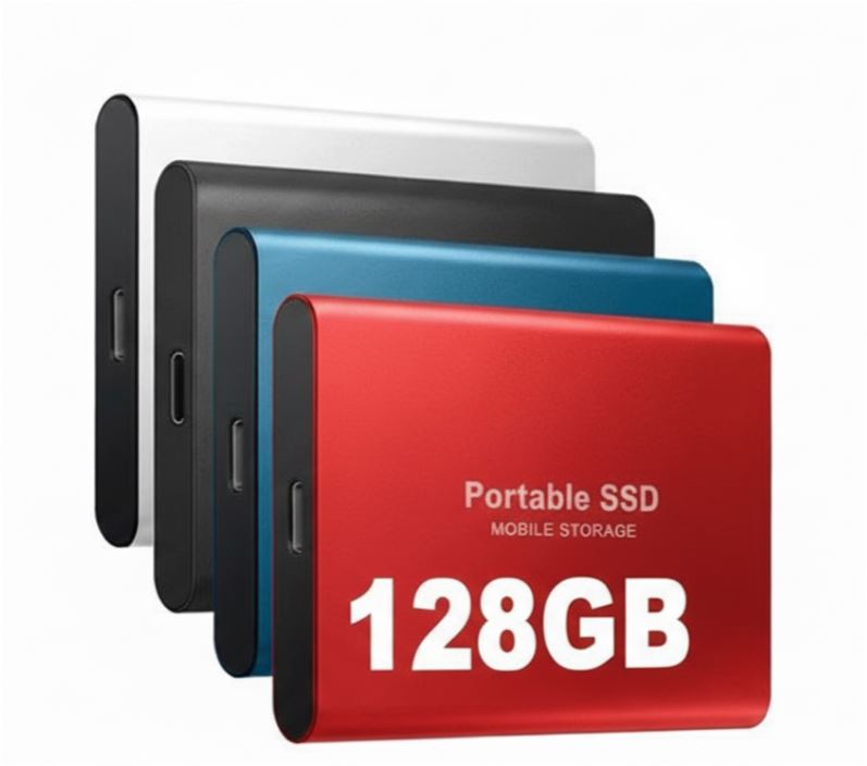 Tragbare externe Hochgeschwindigkeits-SSD für schnelles Backup aller Daten auf jedem Gerät.