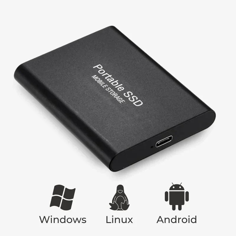 Hochgeschwindigkeits-SSD Festplatte mit USB 3.1, ideal für blitzschnelle Datenübertragung und schnellen Zugriff.