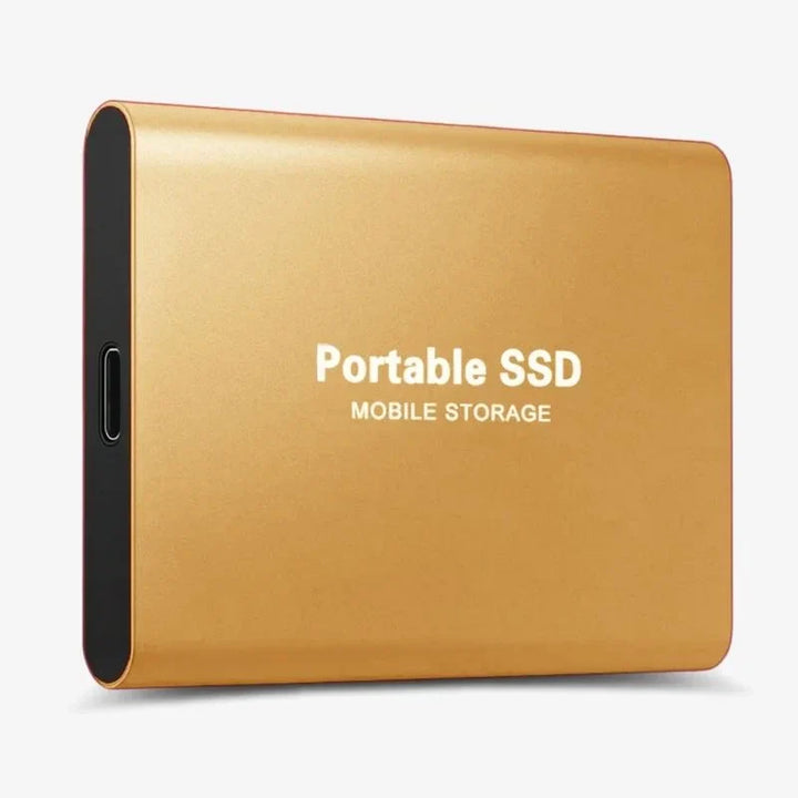 Blitzschnelle externe SSD mit USB 3.1, hochleistungsfähiger tragbarer Speicher für schnelle Dateiübertragung.