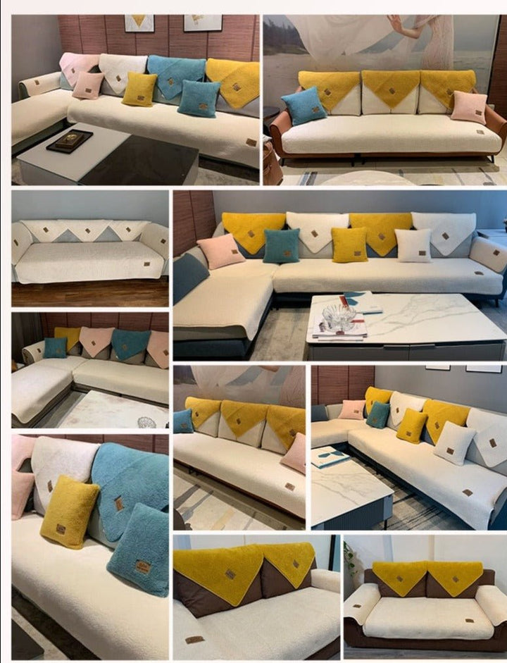 Hochwertiger, rutschfester Couchbezug. Ultraweich, waschbar und ideal für Haushalte mit Tieren.