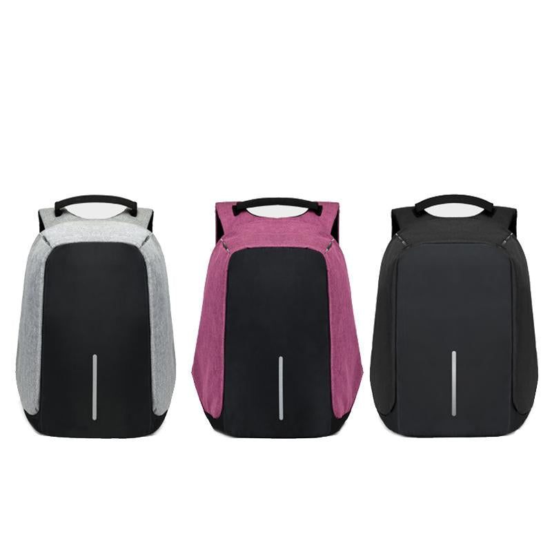 Wasserdichter Anti-Diebstahl-Rucksack mit USB-Ladefunktion, Laptopfach & smartem Organizer.