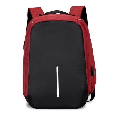 Unisex Anti-Diebstahl Rucksack, wasserdicht, Laptopfach & USB-Anschluss; ideal für Stadt & Reise.