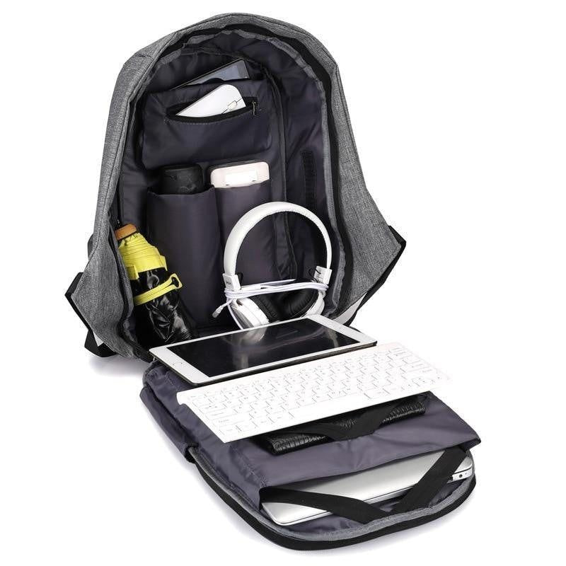 Eleganter Stadt & Reise Rucksack, anti-diebstahl, wasserabweisend; schlichtes Design für alle Zwecke.