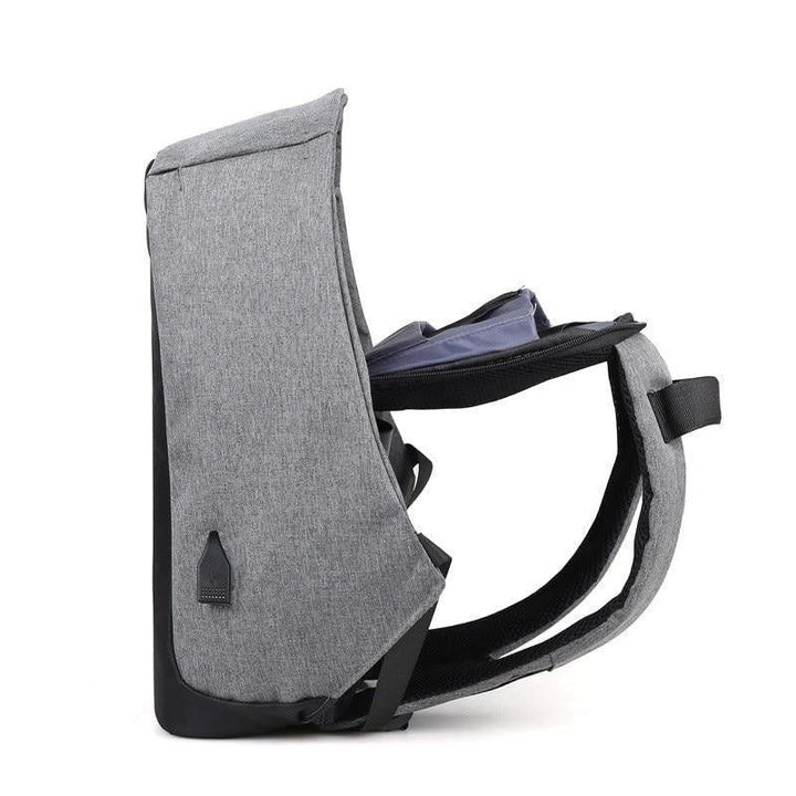 Moderner Stadtrucksack, unisex, mit USB-Ladeanschluss & Laptopfach; ideal für tägliche Sicherheit.