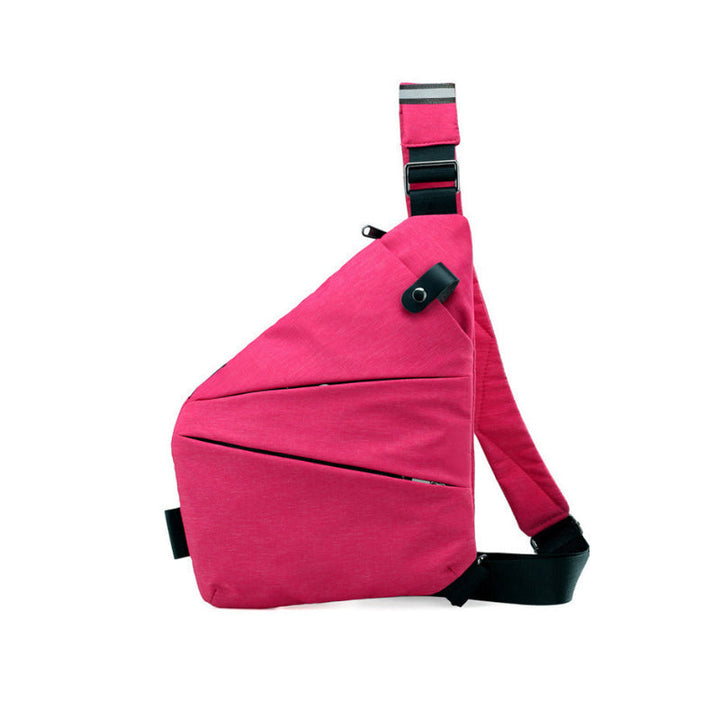 Wetterfeste Anti-Diebstahl-Crossbody-Tasche unisex. Sichere urban-Reisetasche mit Organizer für Wertsachen.