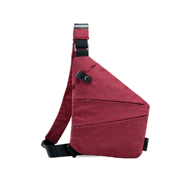 Praktische Anti-Diebstahl-Unisex-Schultertasche. Organisierte Crossbody für sichere Aufbewahrung unterwegs.