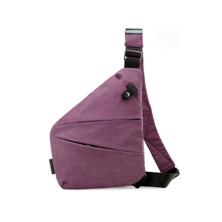 Sorglos reisen mit dieser diebstahlsicheren Unisex-Schultertasche. Sichere Crossbody für Wertsachen.
