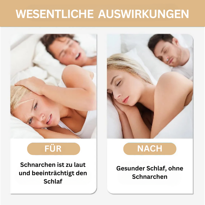 Kompakter Anti-Schnarch-Nasenclip SilentBreathe zur Reduzierung von Schnarchen und Förderung gesunder Nachtruhe.