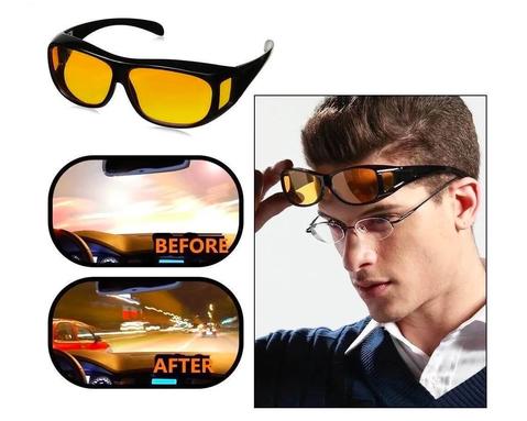 Unisex Blendschutz-Nachtsichtbrille, polarisiert, für klare Sicht & Fahrsicherheit auf dunklen Straßen bei Nacht.