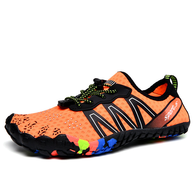 Einfaches An- und Ausziehen: Unisex AquaFlex Wasserschuhe. Bequem, leicht, ideal für Strand, Pool & Wassersport.