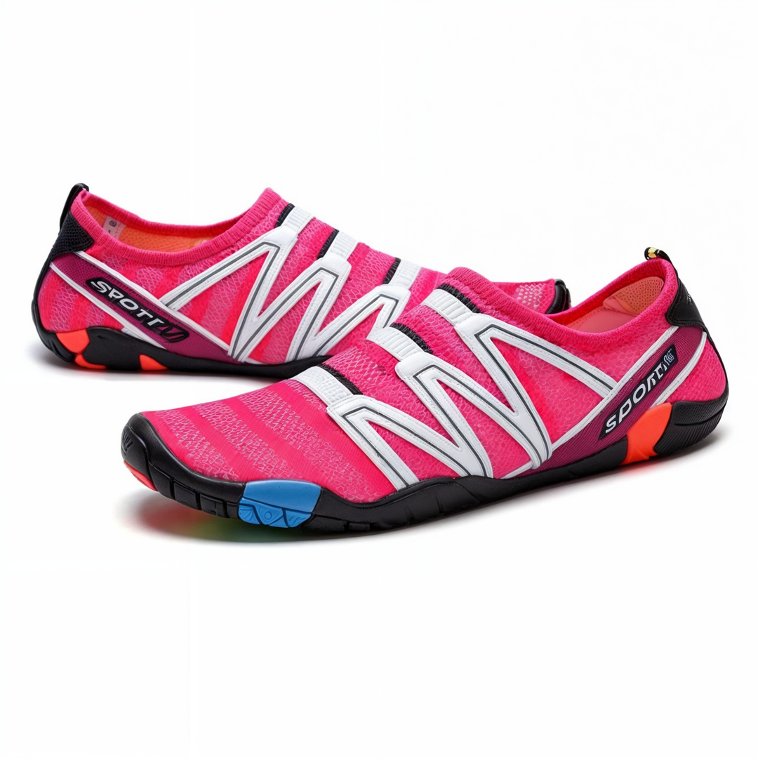 Leichte AquaFlex Wasserschuhe, unisex, atmungsaktiv, ideal für heiße Sommertage am Wasser.